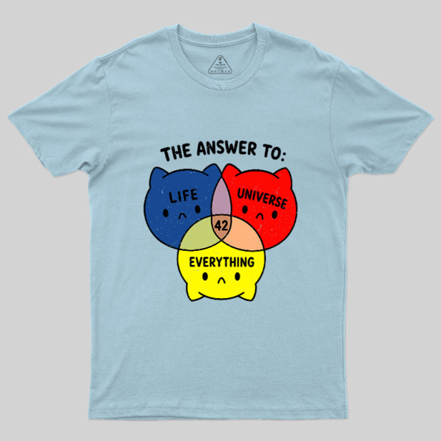 The Answer To Everything 42 Geek T-Shirt