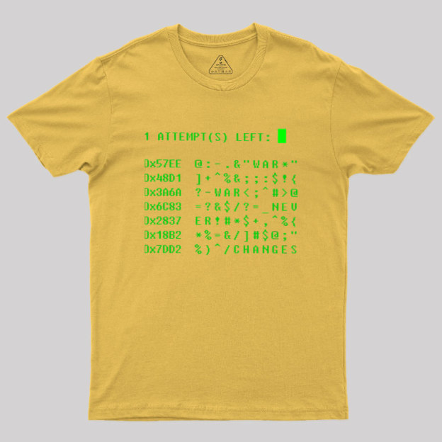 War Never Changes Geek T-Shirt