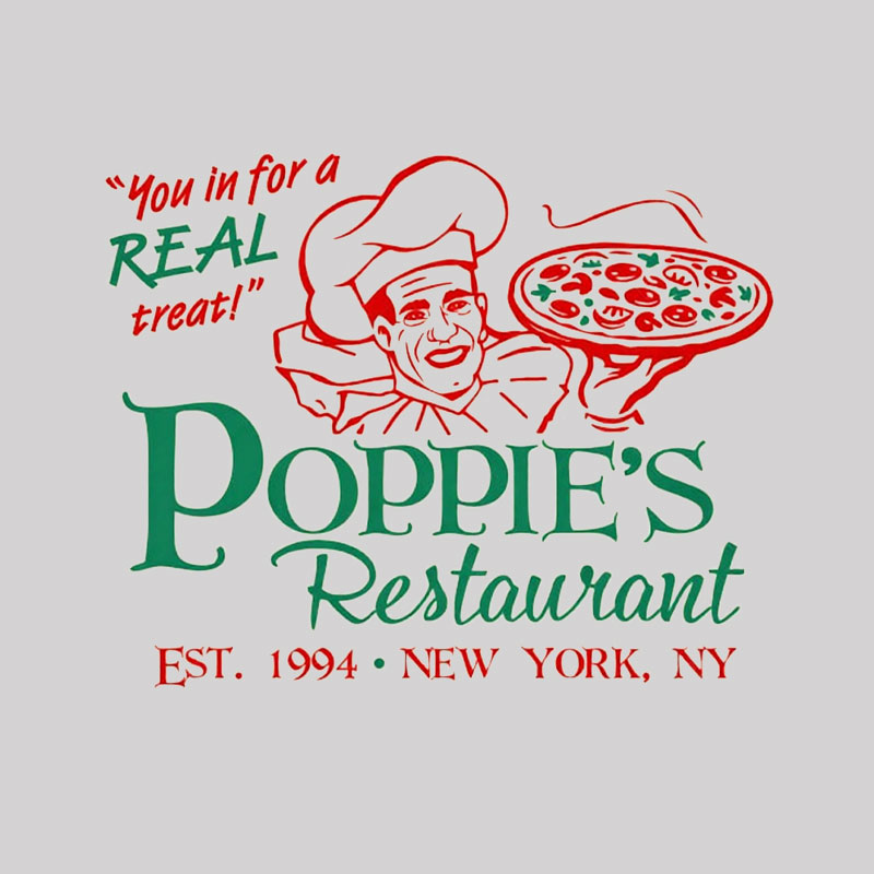 Poppie's Restaurant Geek T-Shirt