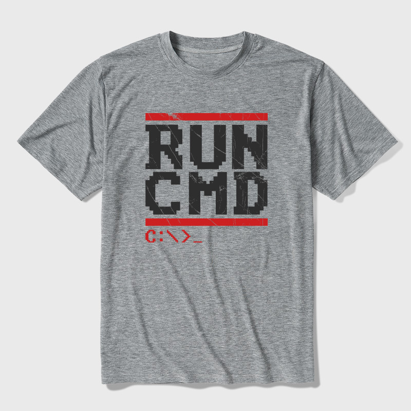 Run CMD Ultra Soft Heather Tee