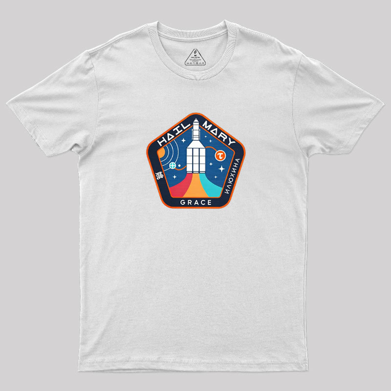 Astronaut Pi Symbol Geek T-Shirt
