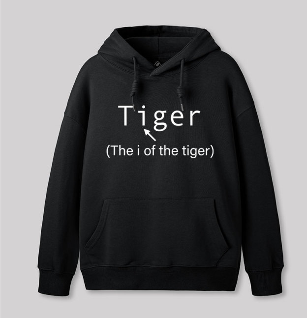 The i Of The Tiger Geek Hoodie