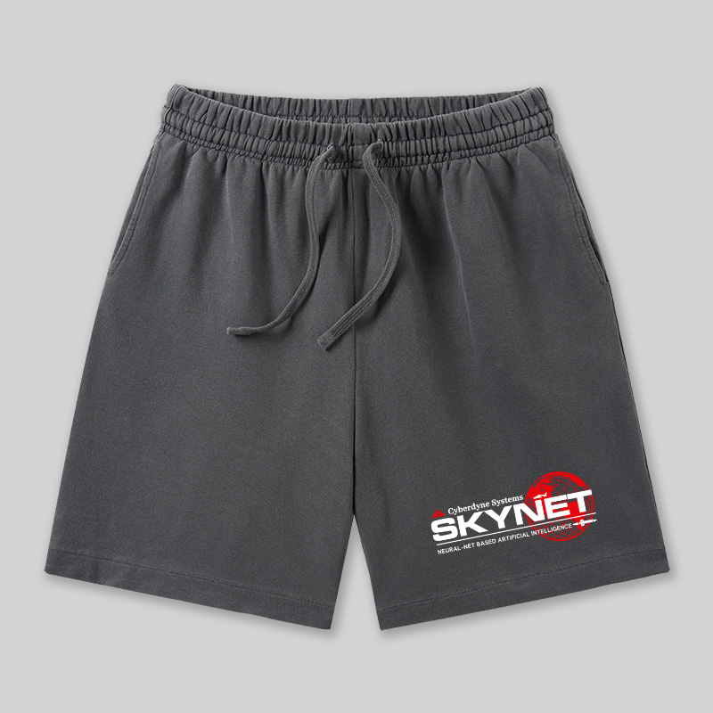Cyberdyne Systems Skynet Geeky Washed Shorts