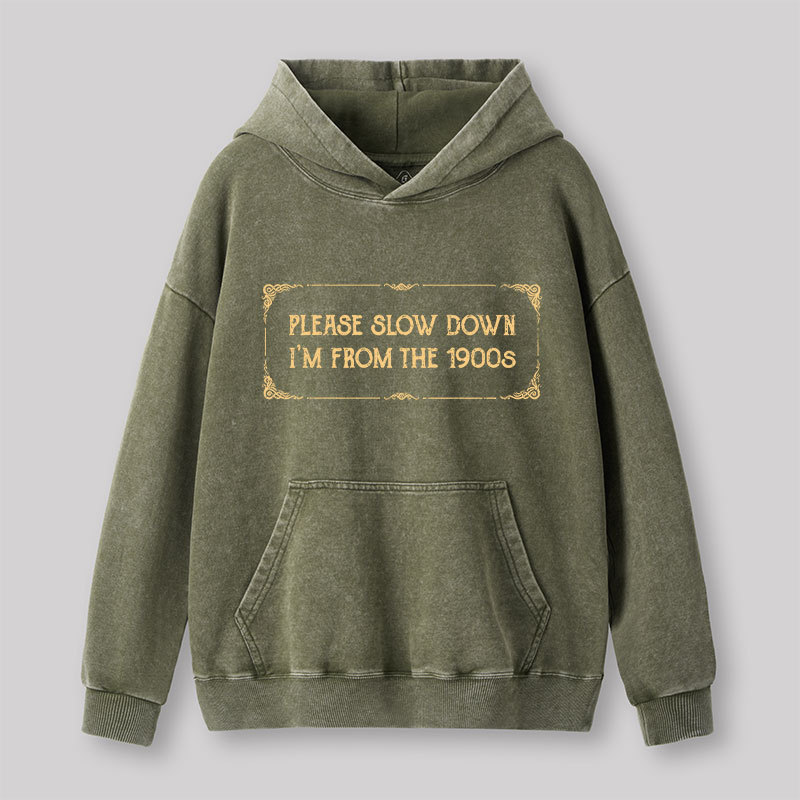 From the 1900s Washed Hoodie