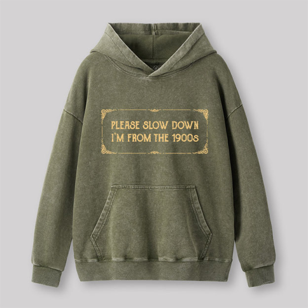 From the 1900s Washed Hoodie