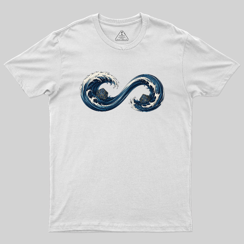 Endless TTRPG Ocean Dice Geek T-Shirt