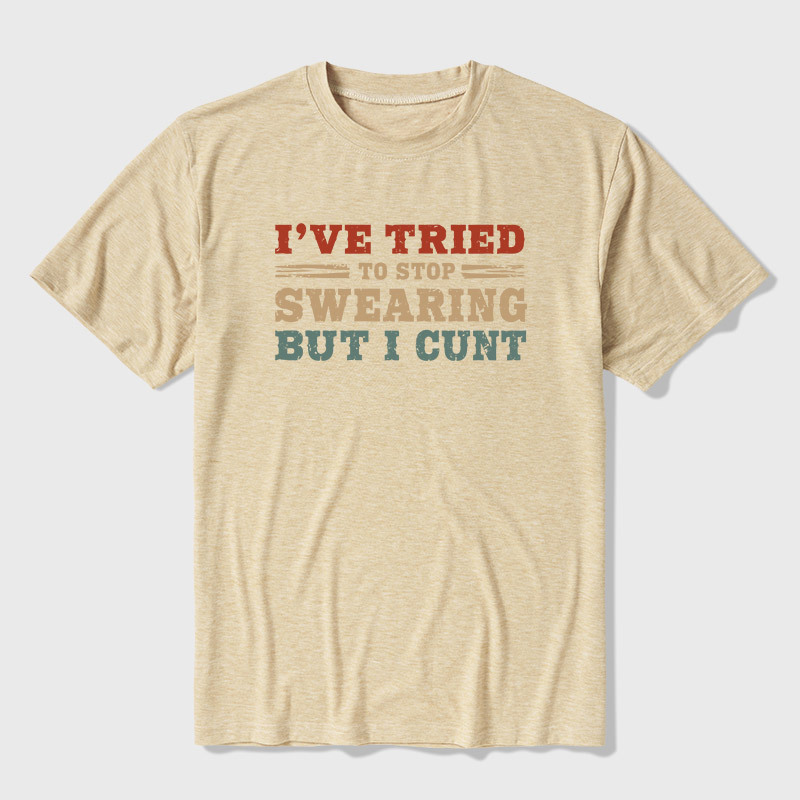 I've Tried To Stop Swearing But I Cunt Sunset Ultra Soft Heather Tee