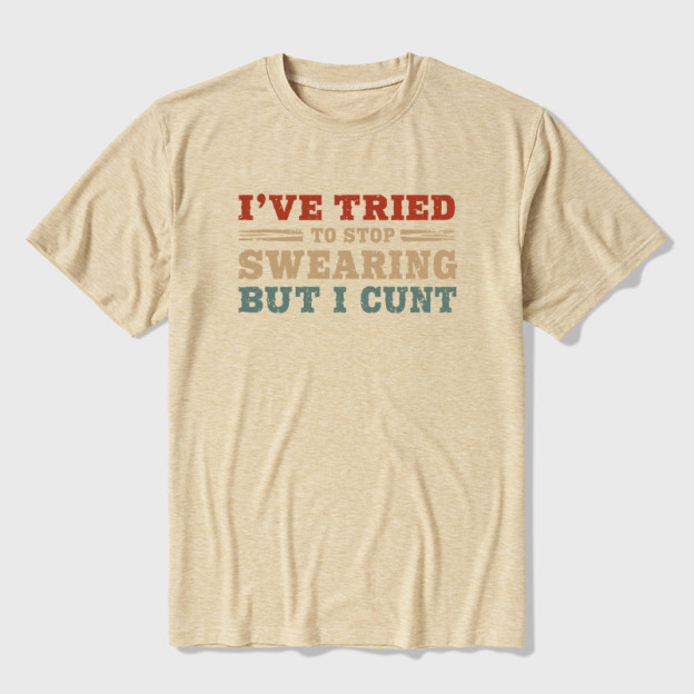 I've Tried To Stop Swearing But I Cunt Sunset Ultra Soft Heather Tee
