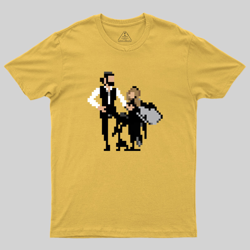 Pixel Rumors Fleet Rock Duo Graphic Geek T-Shirt