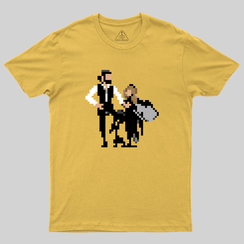 Pixel Rumors Fleet Rock Duo Graphic Geek T-Shirt