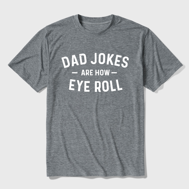 Attitude Towards Dad Jokes Ultra Soft Heather Tee