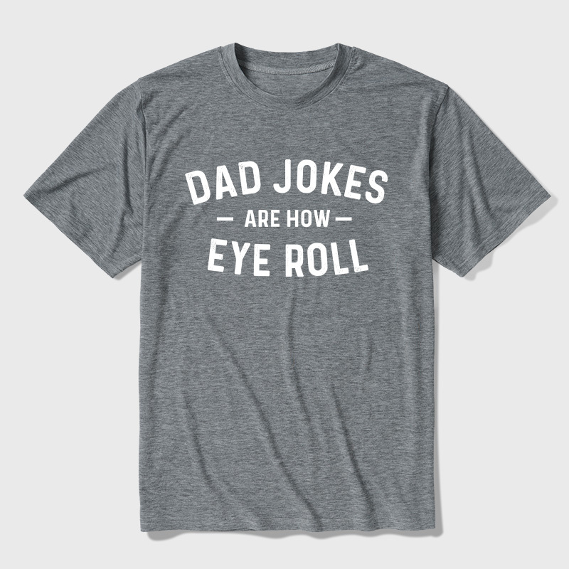 Attitude Towards Dad Jokes Ultra Soft Heather Tee