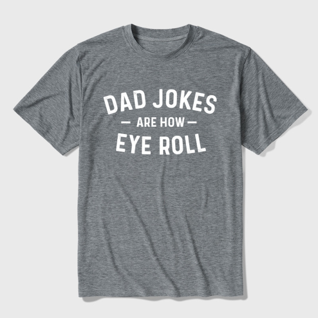 Attitude Towards Dad Jokes Ultra Soft Heather Tee
