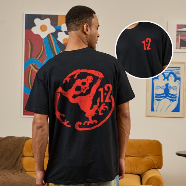 Army Of The Twelve Monkeys Retro Sci-Fi Front and Back Printed Geek T-Shirt