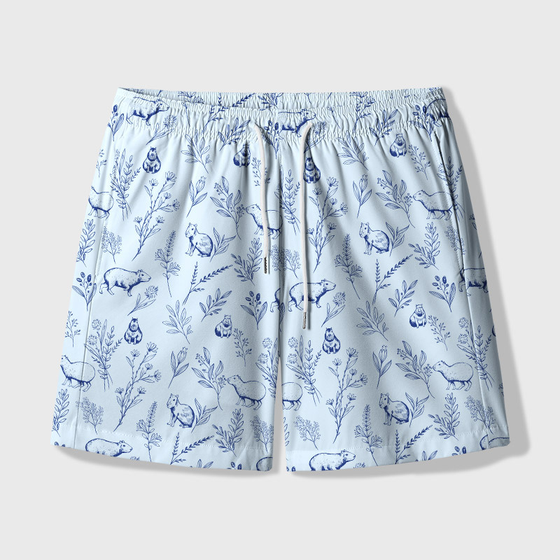 Geeksoutfit Geek Hawaiian Swim Trunks for Sale