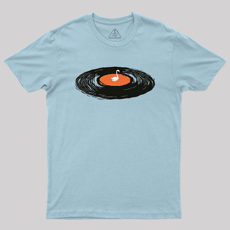 Swan Lake Vinyl Record Visual Geek T-Shirt