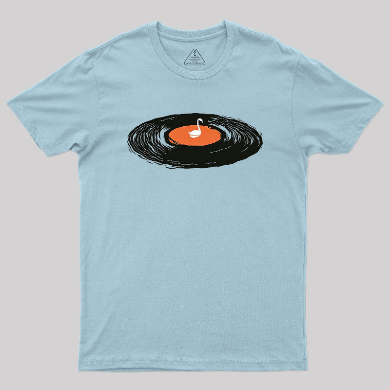 Swan Lake Vinyl Record Visual Geek T-Shirt