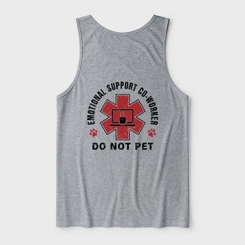 Emotional Support Co-worker Ultra Soft Heather Tank