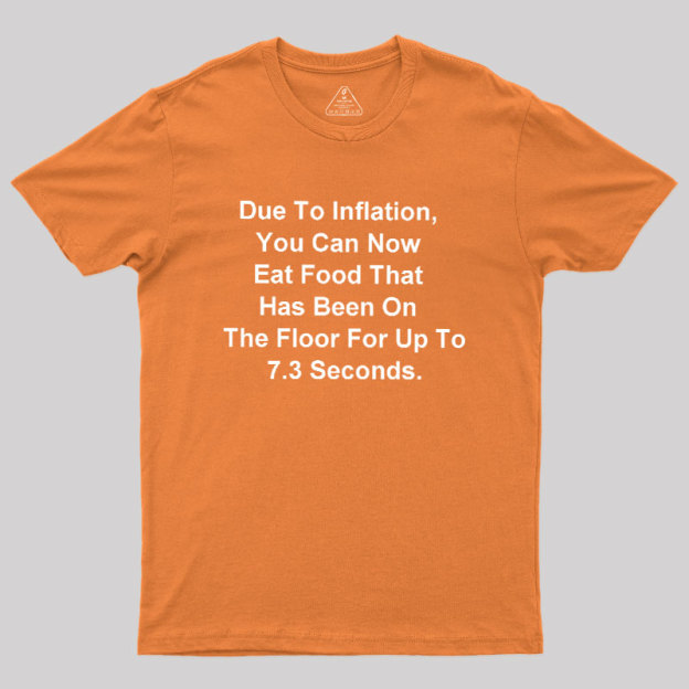 Due to Inflation Geek T-Shirt