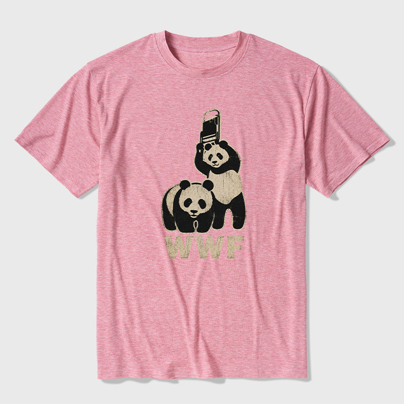 WWF Panda Ultra Soft Heather Tee