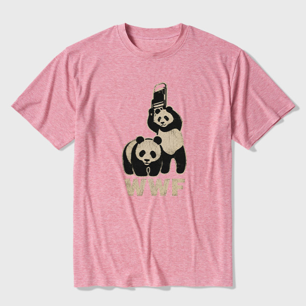 WWF Panda Ultra Soft Heather Tee