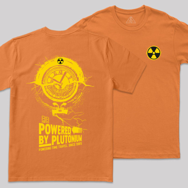 Plutonium Power Front and Back Printing Geek T-Shirt