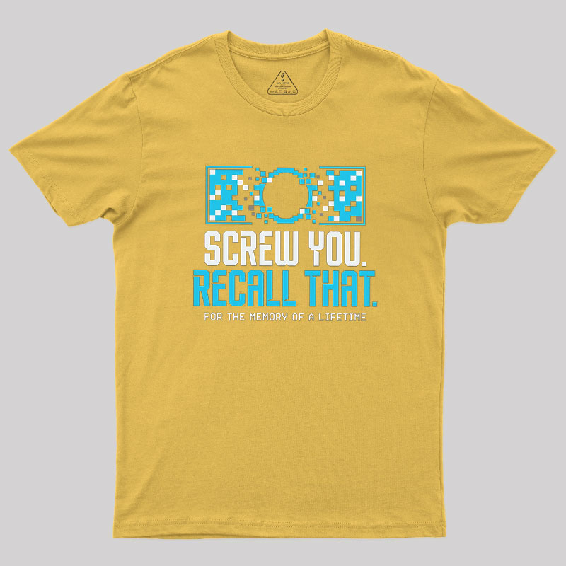 Memory Of A Lifetime Geek T-Shirt