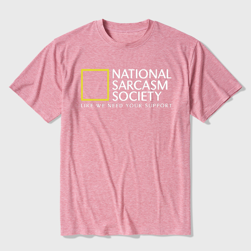 National Sarcasm Society Ultra Soft Heather Tees