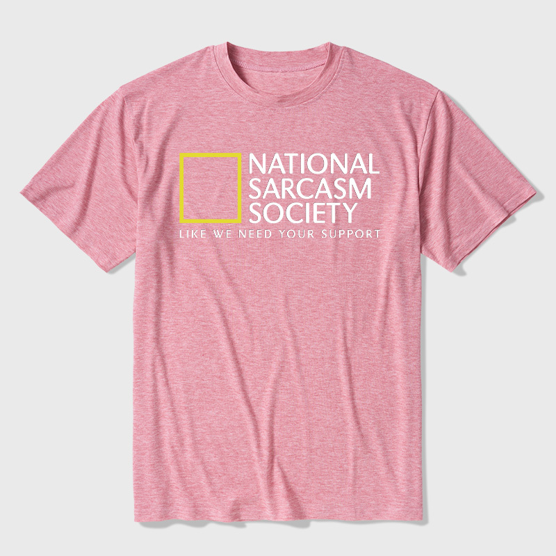 National Sarcasm Society Ultra Soft Heather Tees