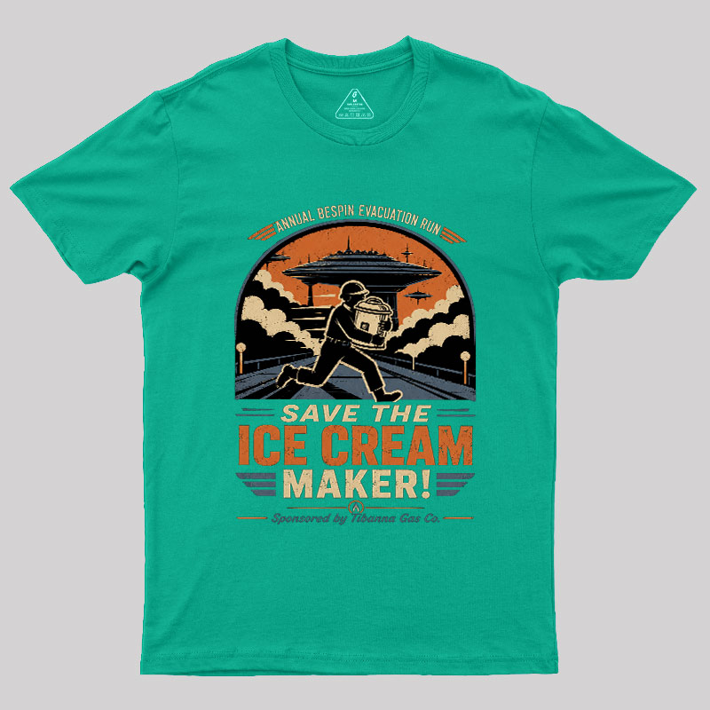 Save The Ice Cream Maker Geek T-Shirt