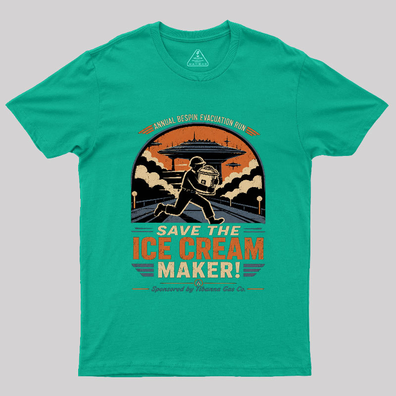 Save The Ice Cream Maker Geek T-Shirt