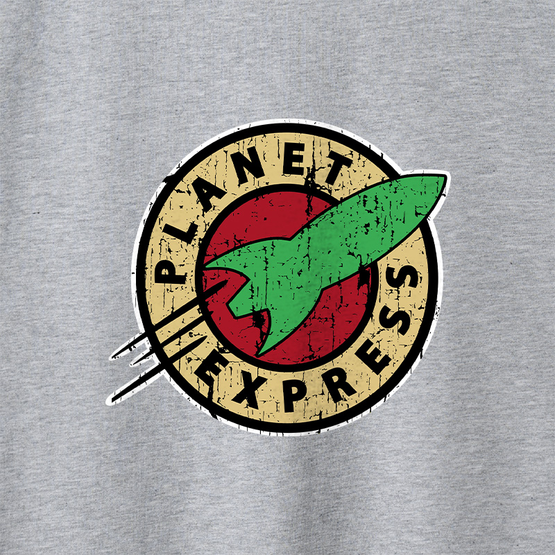 Planet Express Geek Retro Raglan Long-Sleeve Tee