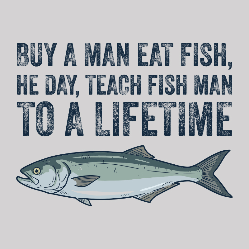 Fish Man Philosophy Geek T-Shirt