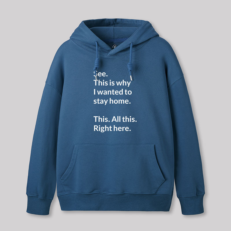 Stay Home Geek Hoodie