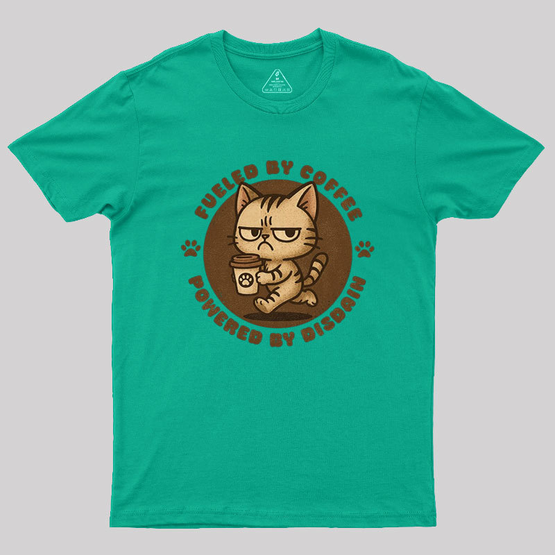 Fueled By Coffee Geek T-Shirt