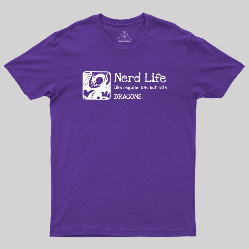 Nerd Life Dungeons Crawler Geek T-Shirt
