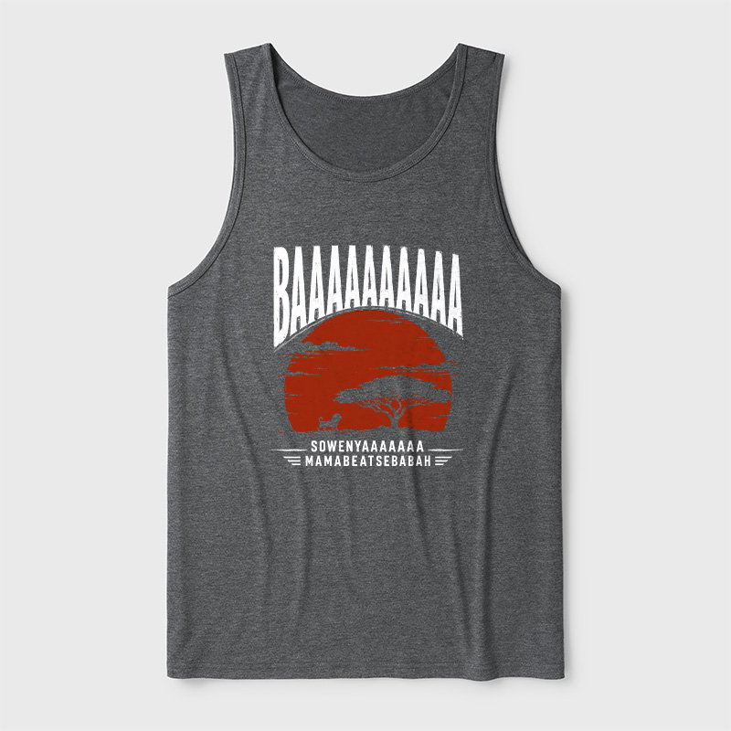 Baaa Sownyaaa Mamabeatsebabah Ultra Soft Heather Tank