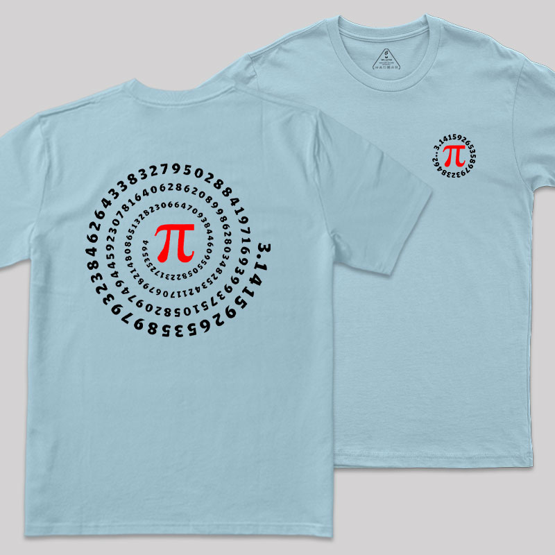 Infinite Circle Front and Back Printed Geek T-Shirt