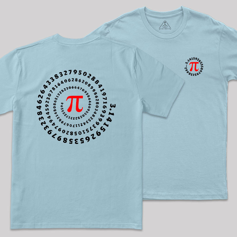 Infinite Circle Front and Back Printed Geek T-Shirt