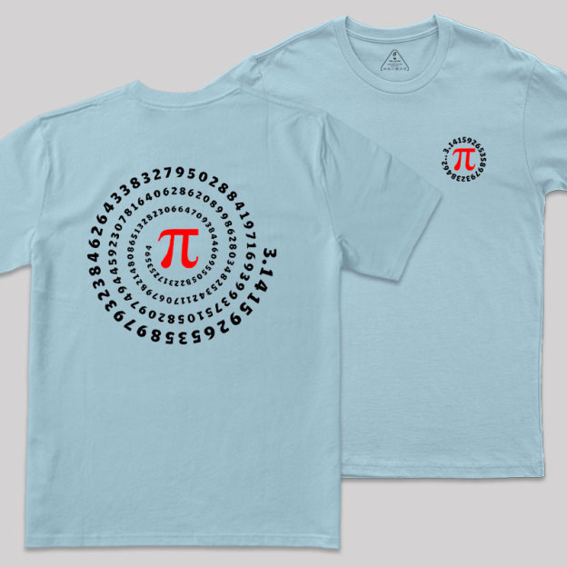 Infinite Circle Front and Back Printed Geek T-Shirt