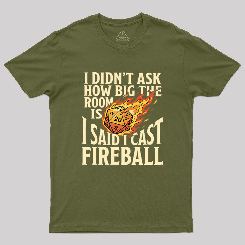 Fireball In A Closet Geek T-Shirt