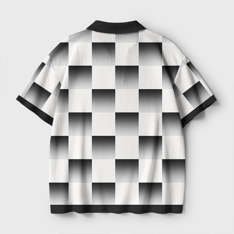 Sci-Fi Car Scanner Geek Crochet Polo Shirt