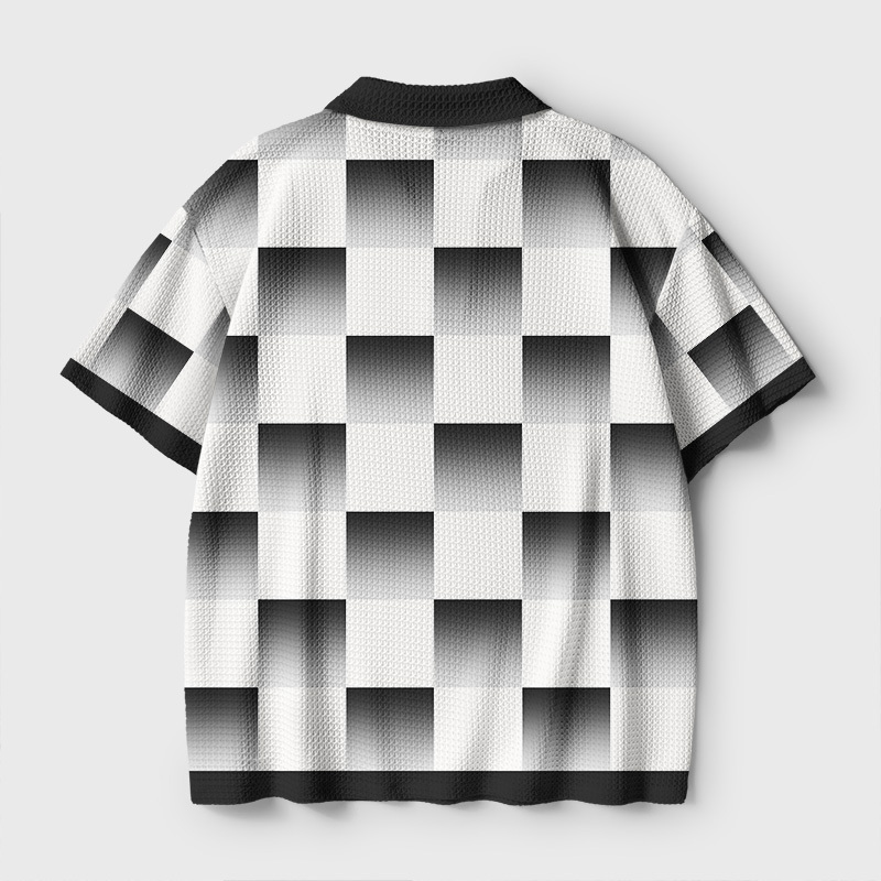 Sci-Fi Car Scanner Geek Crochet Polo Shirt