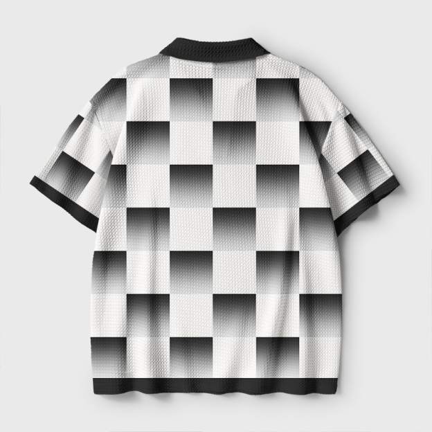 Sci-Fi Car Scanner Geek Crochet Polo Shirt