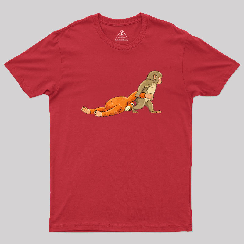 Lonely Punch Monkey Geek T-Shirt