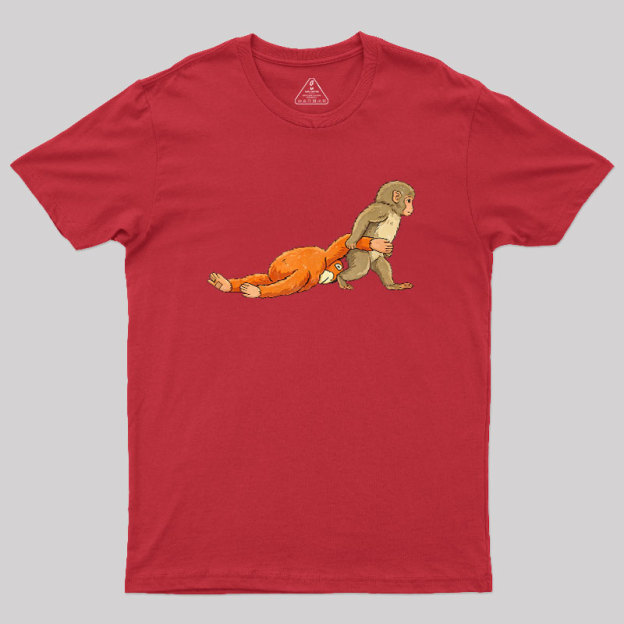 Lonely Punch Monkey Geek T-Shirt