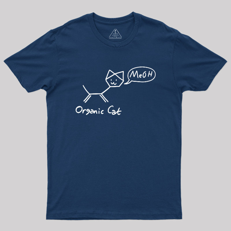 Organic Cat Funny Geek T-Shirt