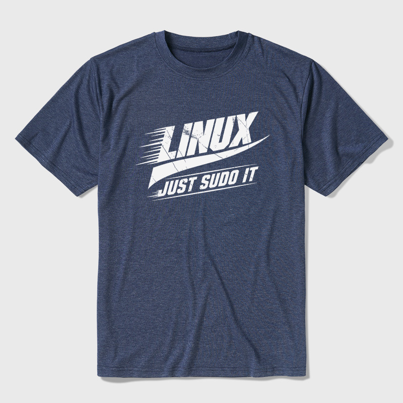 Linux Just Sudo It Ultra Soft Heather Tee