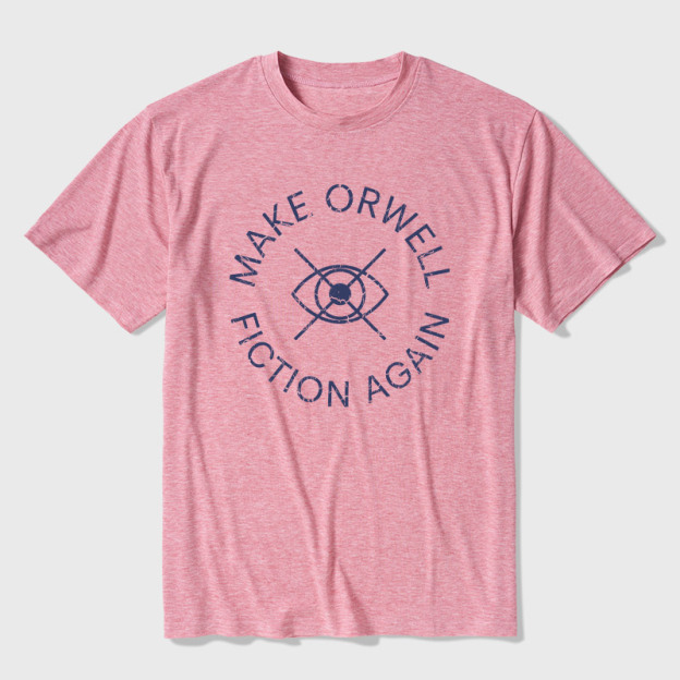Make Orwell Fiction Again Ultra Soft Heather Tee