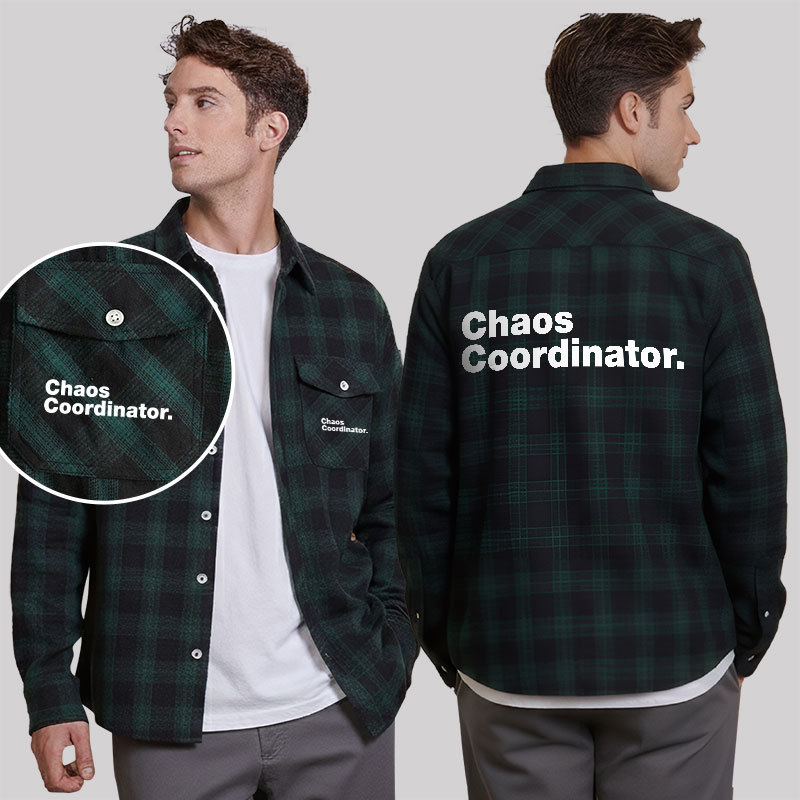 Chaos Coordinator Plaid Flannel Shirt
